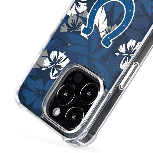 NFL Indianapolis Colts Tropical Print iPhone 15 Pro MagSafe Case