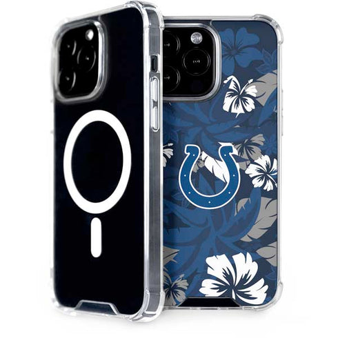 NFL Indianapolis Colts Tropical Print iPhone 15 Pro Max MagSafe Case