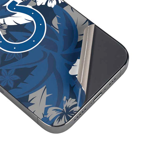 NFL Indianapolis Colts Tropical Print iPhone 14 Pro Skin