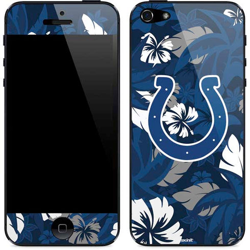 NFL Indianapolis Colts Tropical Print iPhone 5/5s/5SE Skin