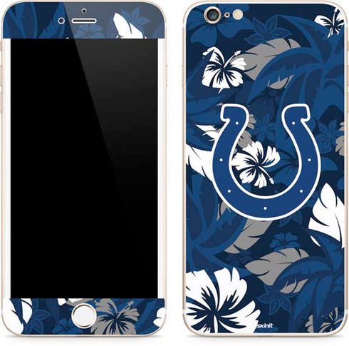 NFL Indianapolis Colts Tropical Print iPhone 6/6s Plus Skin