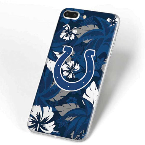 NFL Indianapolis Colts Tropical Print iPhone 7 Plus Skin