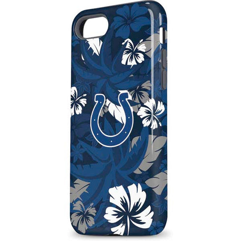 NFL Indianapolis Colts Tropical Print iPhone 7 Pro Case