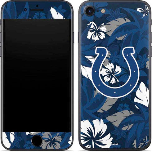 NFL Indianapolis Colts Tropical Print iPhone 7 Skin