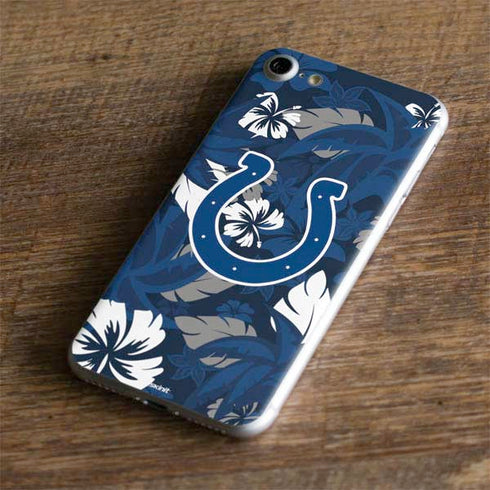 NFL Indianapolis Colts Tropical Print iPhone 7 Skin