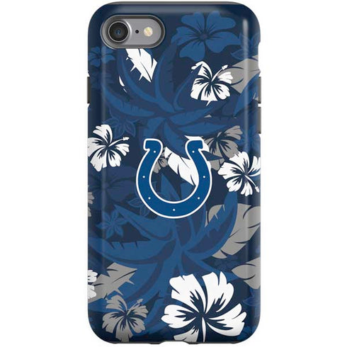 NFL Indianapolis Colts Tropical Print iPhone SE (2nd & 3rd Gen) Pro Case