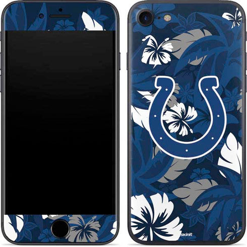 NFL Indianapolis Colts Tropical Print iPhone SE (2nd & 3rd Gen) Skin