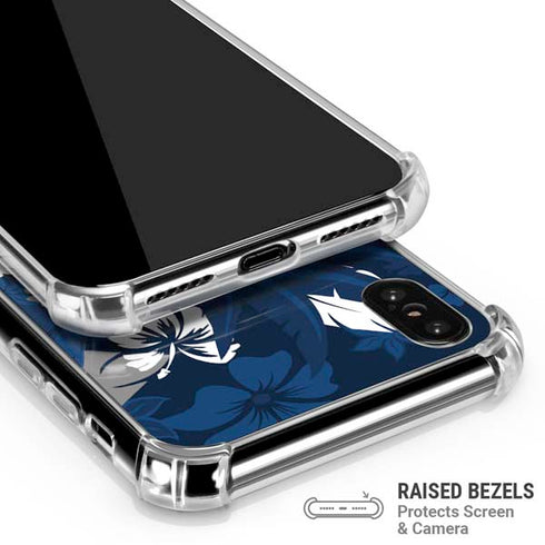 NFL Indianapolis Colts Tropical Print iPhone X/XS Clear Case