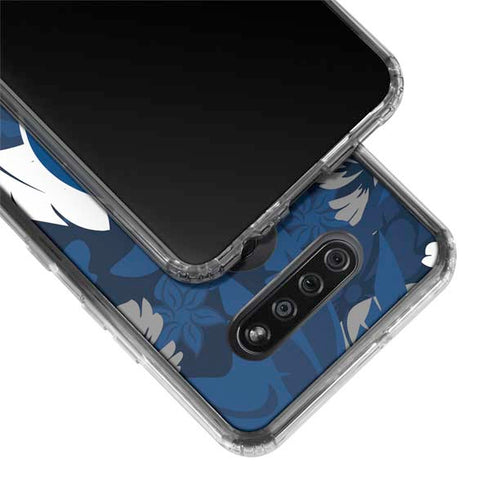 NFL Indianapolis Colts Tropical Print LG K51/Q51 Clear Case