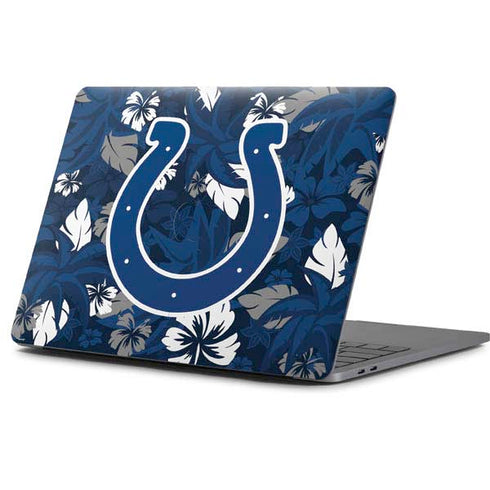 NFL Indianapolis Colts Tropical Print Apple MacBook Pro 13-inch Skin