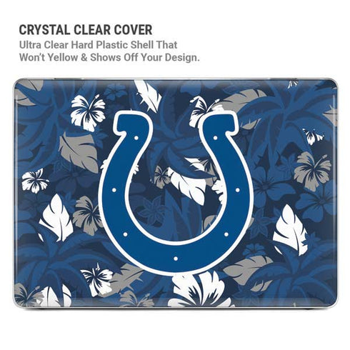 NFL Indianapolis Colts Tropical Print MacBook Pro 15in (2016-19) Case plus Skin