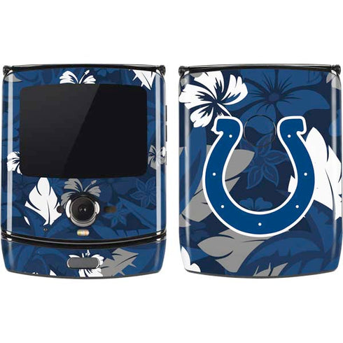 NFL Indianapolis Colts Tropical Print Motorola RAZR Skin