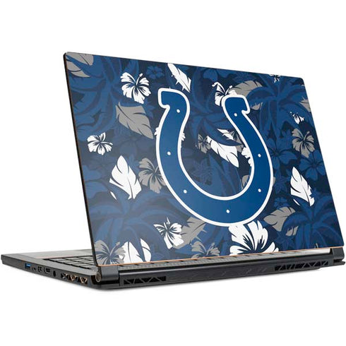 NFL Indianapolis Colts Tropical Print MSI GS65 Stealth Laptop Skin