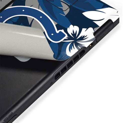 NFL Indianapolis Colts Tropical Print Nintendo Switch Bundle Skin