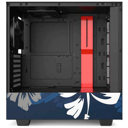 NFL Indianapolis Colts Tropical Print NZXT H510 Compact ATX Mid-Tower Case Skin