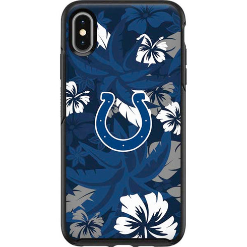 NFL Indianapolis Colts Tropical Print Otterbox Symmetry iPhone Skin