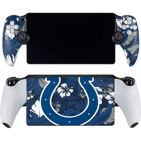 NFL Indianapolis Colts Tropical Print PlayStation Portal Remote Player Skin