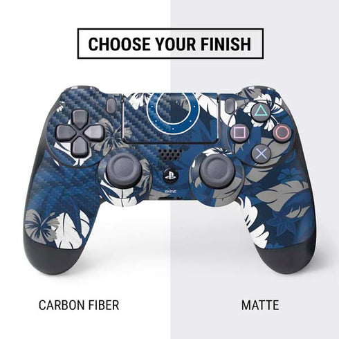 NFL Indianapolis Colts Tropical Print PS4 Controller Skin