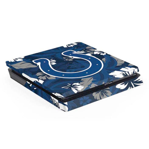NFL Indianapolis Colts Tropical Print PS4 Slim Skin