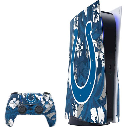 NFL Indianapolis Colts Tropical Print PS5 Bundle Skin