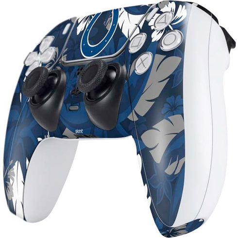 NFL Indianapolis Colts Tropical Print PS5 Controller Skin
