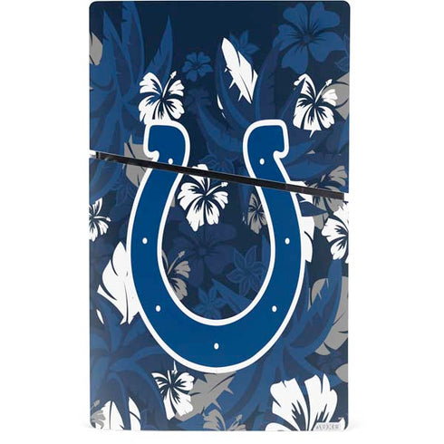 NFL Indianapolis Colts Tropical Print PS5 Slim Digital Edition Bundle Skin