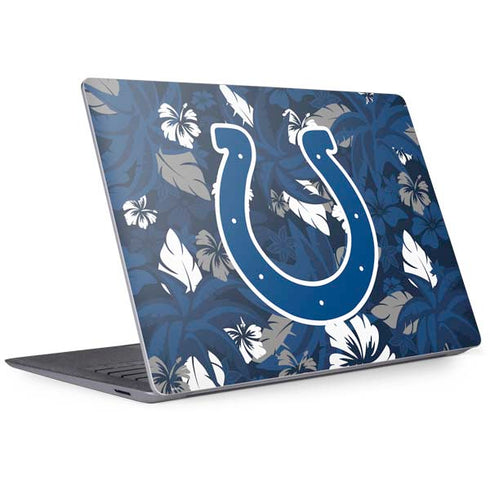 NFL Indianapolis Colts Tropical Print Surface Laptop 3 13.5in Skin