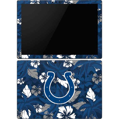 NFL Indianapolis Colts Tropical Print Surface Pro 6 Skin