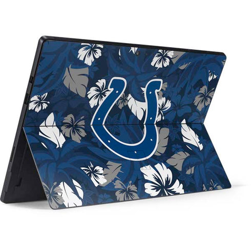 NFL Indianapolis Colts Tropical Print Surface Pro 6 Skin