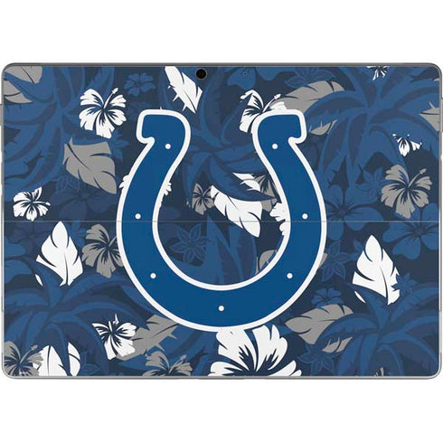 NFL Indianapolis Colts Tropical Print Surface Pro 8 Skin