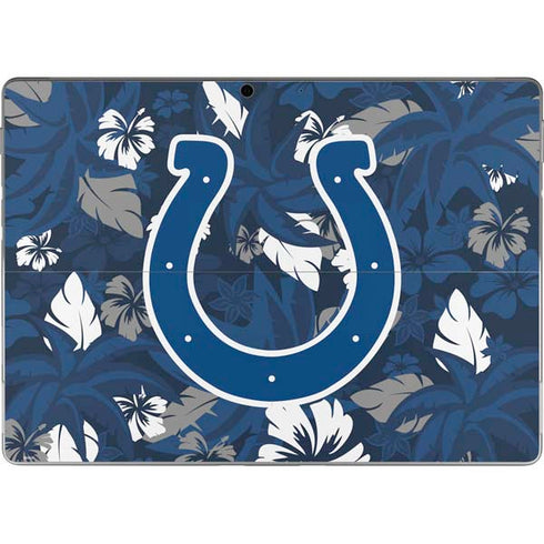 NFL Indianapolis Colts Tropical Print Surface Pro 9 Skin