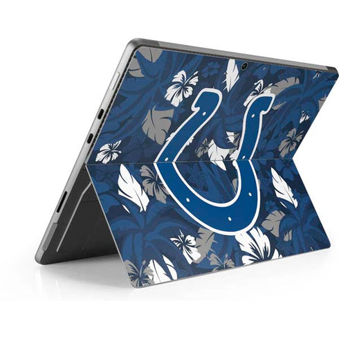 NFL Indianapolis Colts Tropical Print Surface Pro 9 Skin