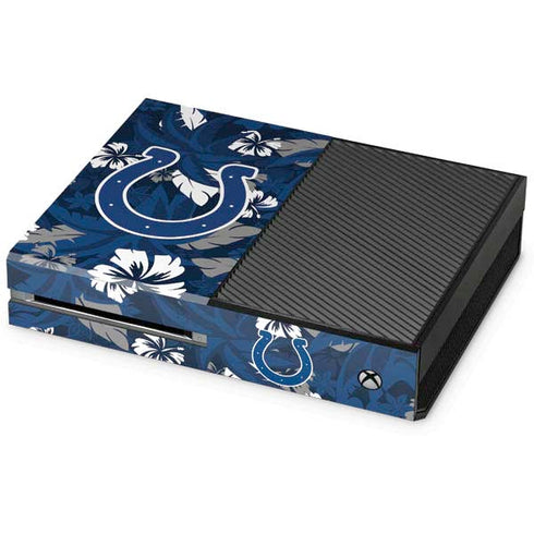 NFL Indianapolis Colts Tropical Print Xbox One Console Skin