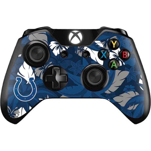 NFL Indianapolis Colts Tropical Print Xbox One Controller Skin