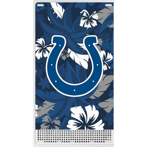 NFL Indianapolis Colts Tropical Print Xbox Series S Console Skin