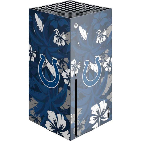 NFL Indianapolis Colts Tropical Print Xbox Series X Console Skin