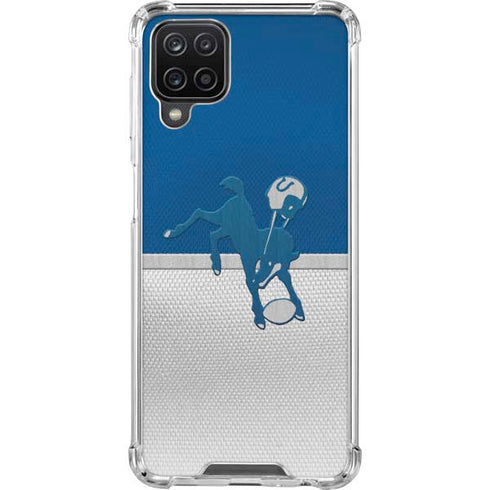 NFL Indianapolis Colts Vintage Galaxy A12 Clear Case