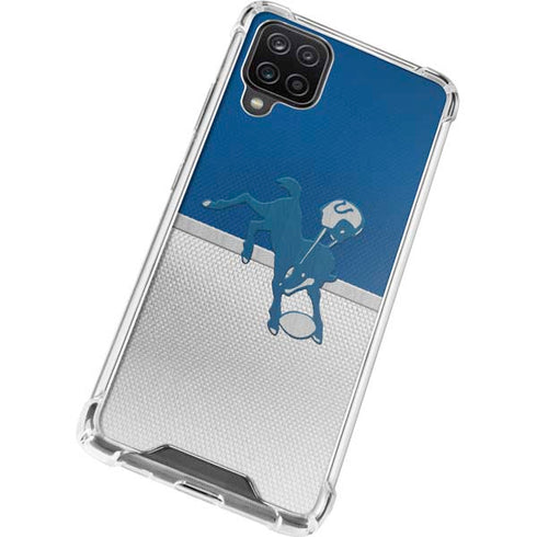 NFL Indianapolis Colts Vintage Galaxy A12 Clear Case