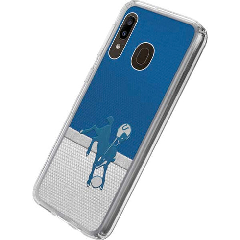 NFL Indianapolis Colts Vintage Galaxy A20 Clear Case