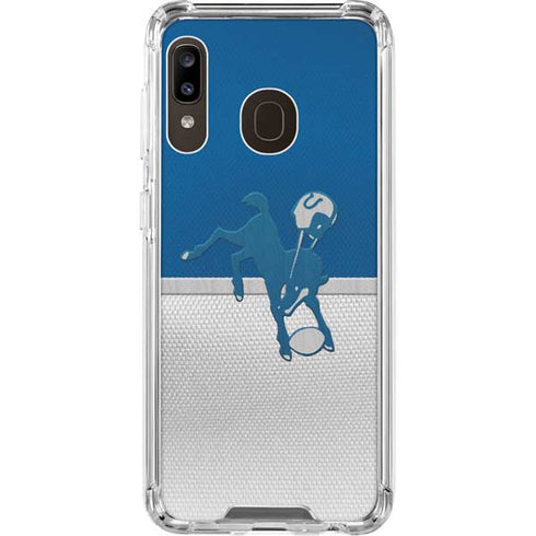 NFL Indianapolis Colts Vintage Galaxy A30 Clear Case