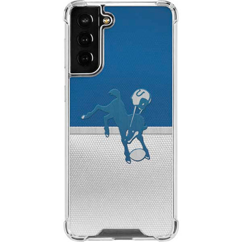 NFL Indianapolis Colts Vintage Galaxy S21 FE Clear Case