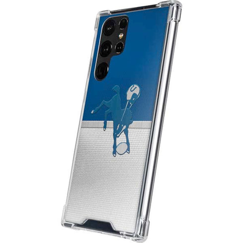 NFL Indianapolis Colts Vintage Galaxy S22 Ultra Clear Case