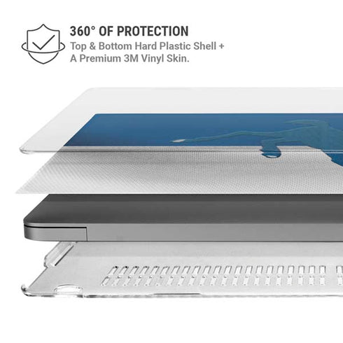 NFL Indianapolis Colts Vintage MacBook Pro 16in (2021-25) Case plus Skin