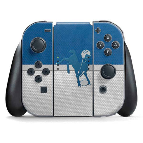 NFL Indianapolis Colts Vintage Nintendo Switch (2017-2021) Joy-Con Controller Skin