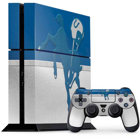 NFL Indianapolis Colts Vintage PS4 Console and Controller Bundle Skin