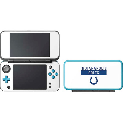 NFL Indianapolis Colts White Performance Series Nintendo 2DS XL (2017) Skin