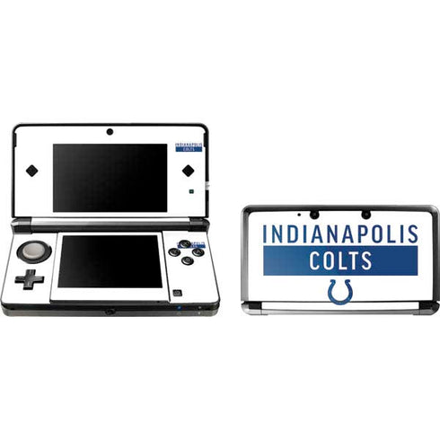 NFL Indianapolis Colts White Performance Series 3DS (2011) Skin
