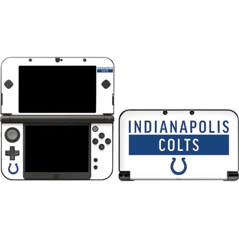 NFL Indianapolis Colts White Performance Series 3DS XL 2015 Skin