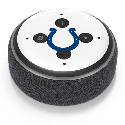 NFL Indianapolis Colts White Performance Series Amazon Echo Dot Skin