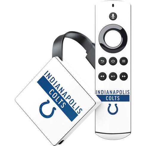 NFL Indianapolis Colts White Performance Series Amazon Fire TV Skin